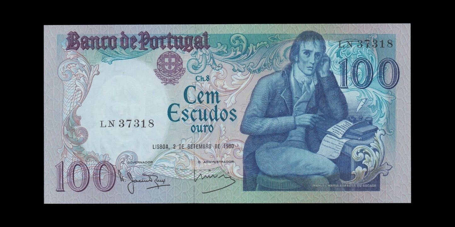 PORTUGAL - 100 Escudos 1980 P.178a pr.SPL / XF+