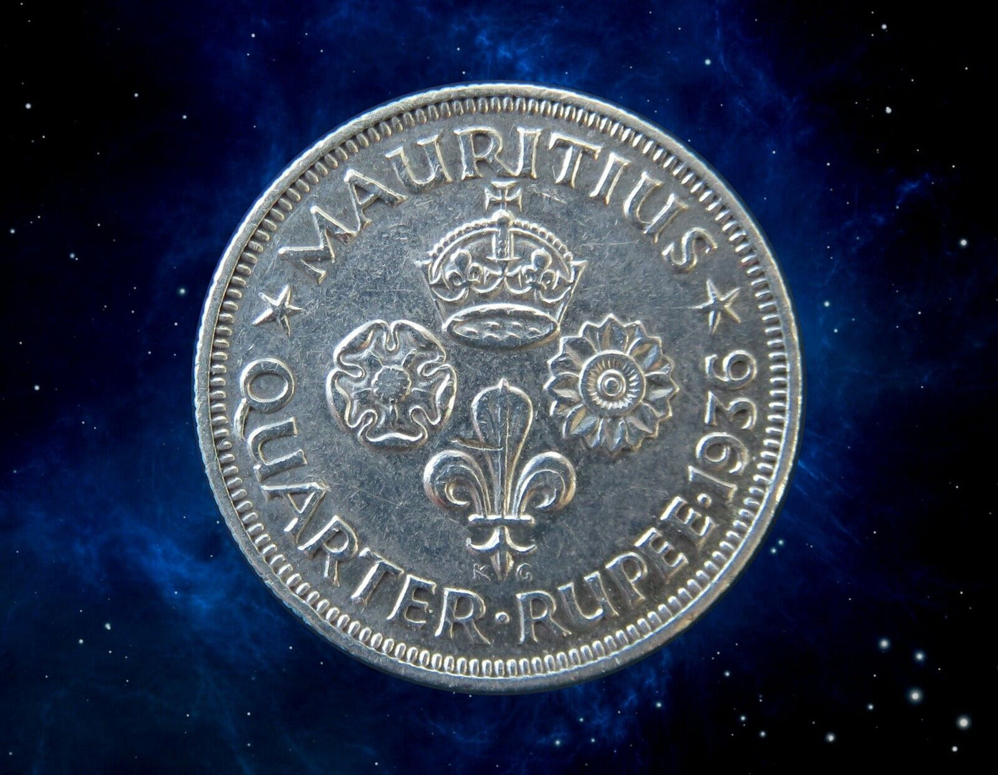 ÎLE MAURICE - MAURITIUS - 1/4 Roupie 1936 KM.15