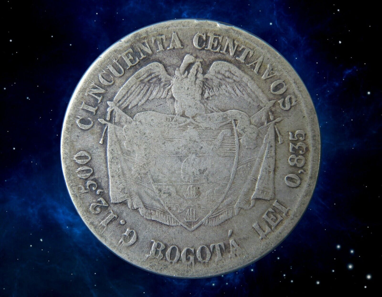 COLOMBIE - COLOMBIA - 50 Centavos 1881 KM.177.1
