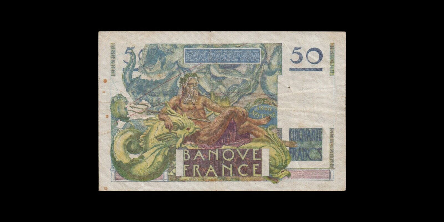 FRANCE - 50 Francs Le Verrier 1948 F.20.10 P.127b TTB / VF