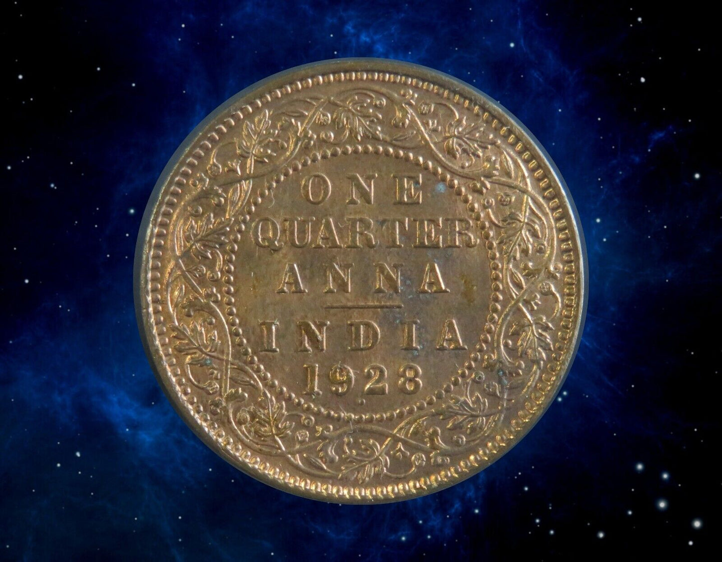 INDES BRITANNIQUES - BRITISH INDIA - 1/4 Anna 1928 KM.512