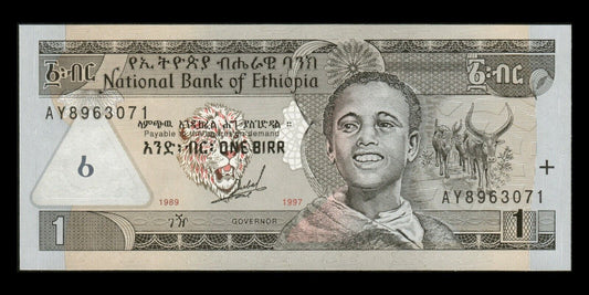 ÉTHIOPIE - ETHIOPIA - 1 Birr 1989 1997 P.46a NEUF / UNC