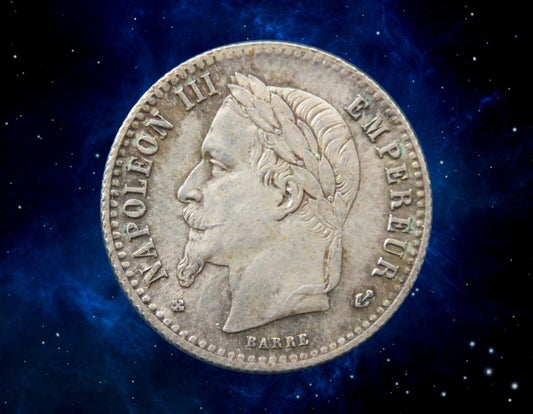 FRANCE - 50 Centimes Napoléon III 1866 Strasbourg