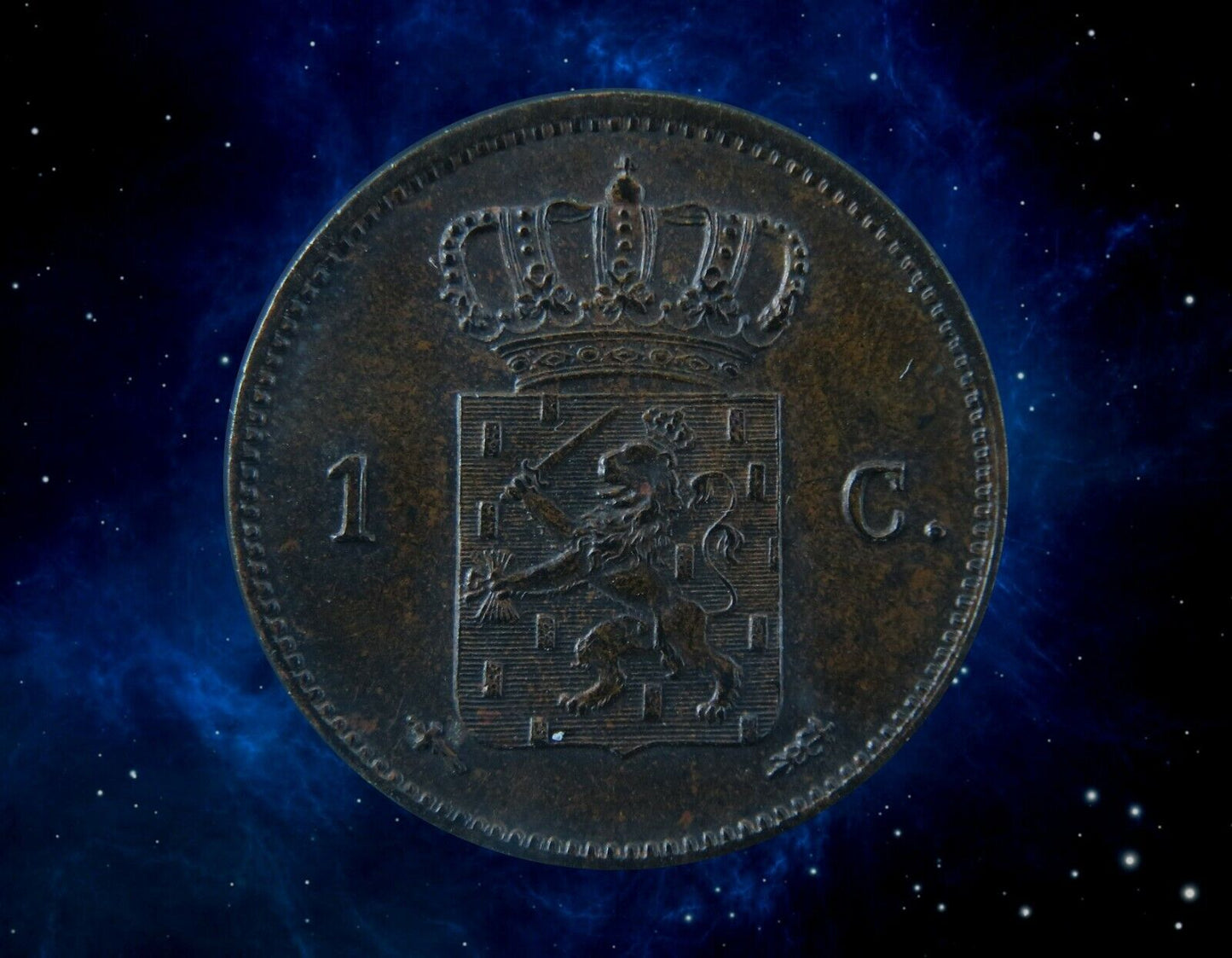 PAYS-BAS- NETHERLANDS - 1 Cent 1862 KM.100