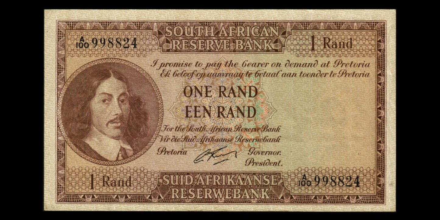 AFRIQUE DU SUD - SOUTH AFRICA - 1 Rand (1961-1965) P.102b pr.SUP / XF-