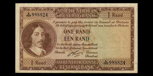 AFRIQUE DU SUD - SOUTH AFRICA - 1 Rand (1961-1965) P.102b pr.SUP / XF-
