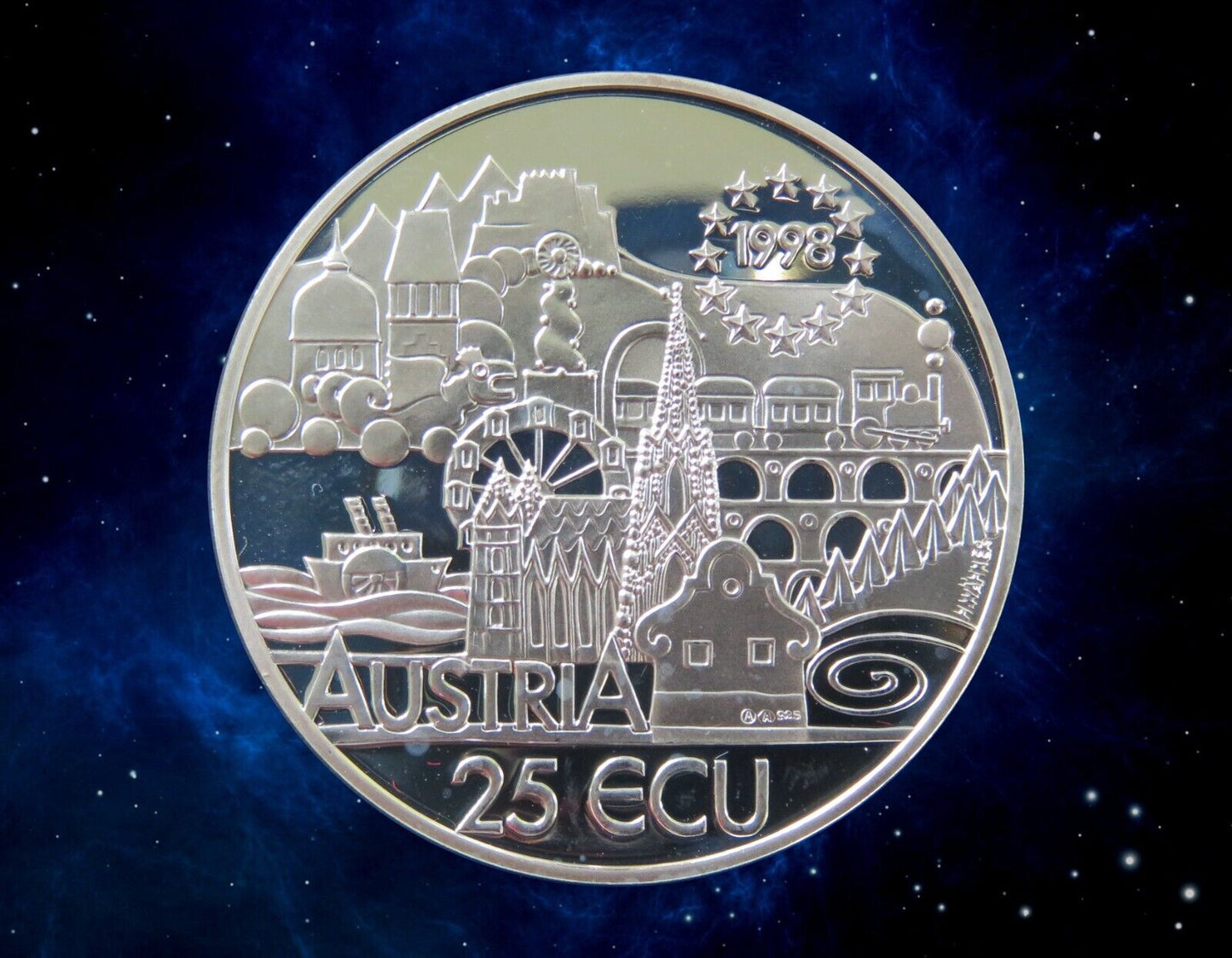AUTRICHE - AUSTRIA - 25 Ecu Joseph Haydn 1998