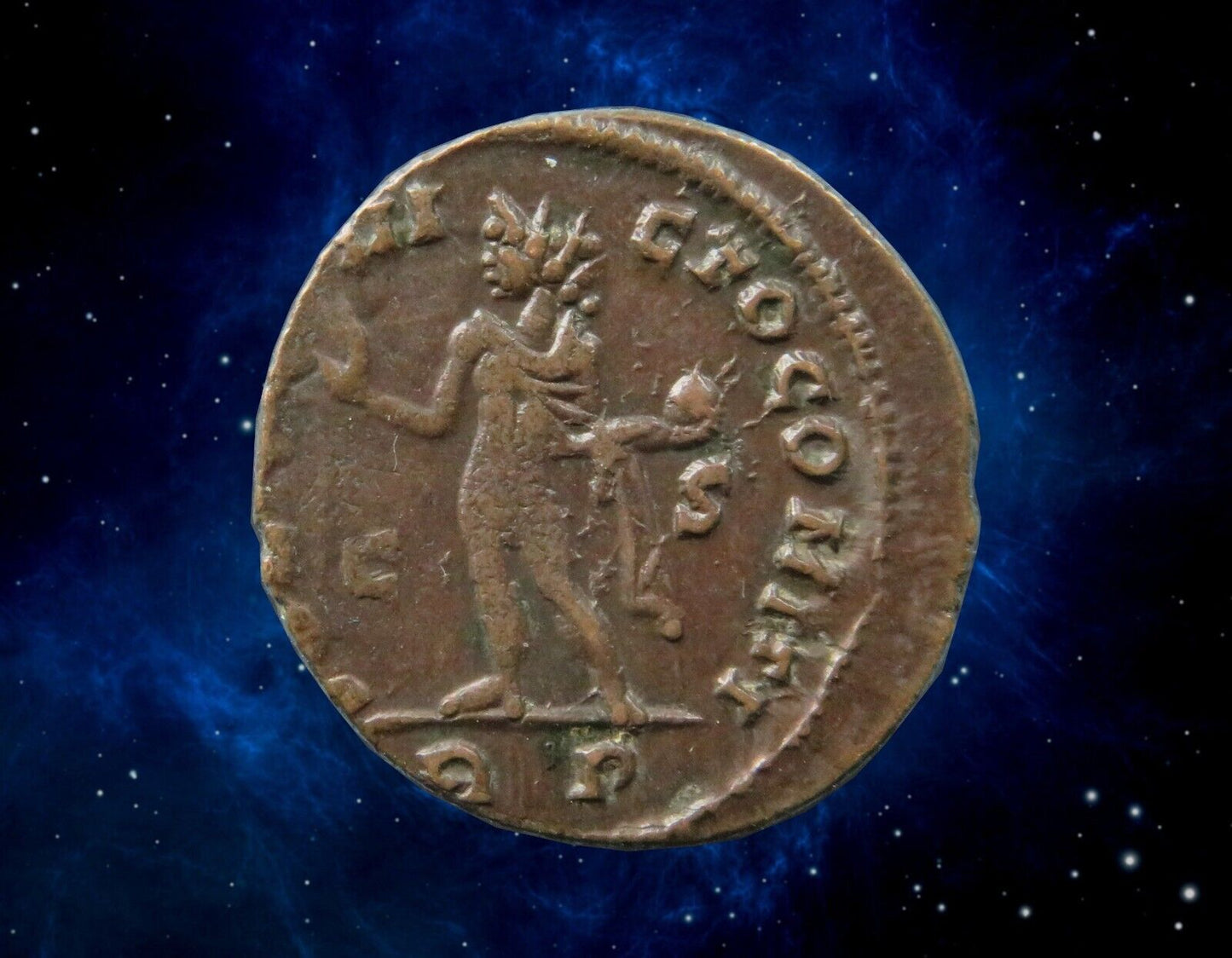 CONSTANTIN Ier - Follis, Rome "Soli Invicto Comit"