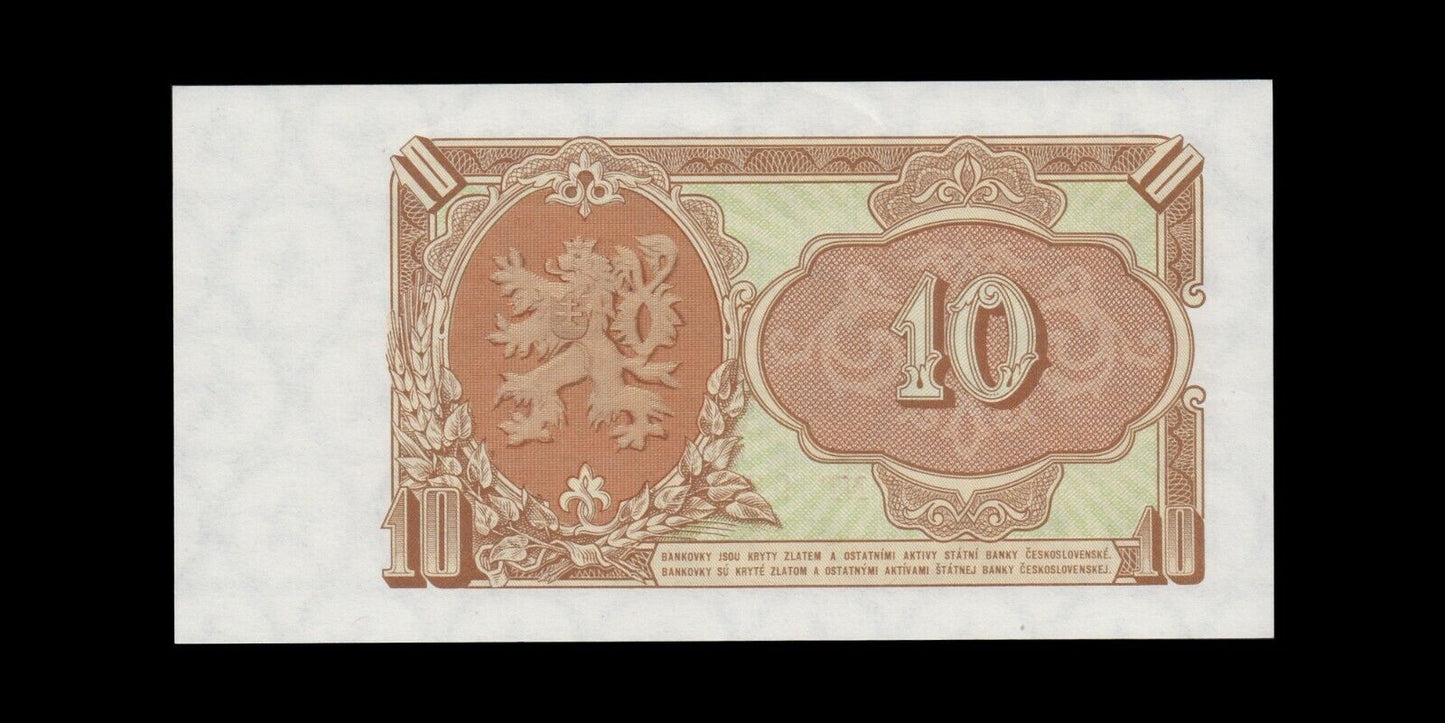 TCHÉCOSLOVAQUIE - CZECHOSLOVAKIA - 10 Korun 1953 P.83b pr.NEUF / UNC-