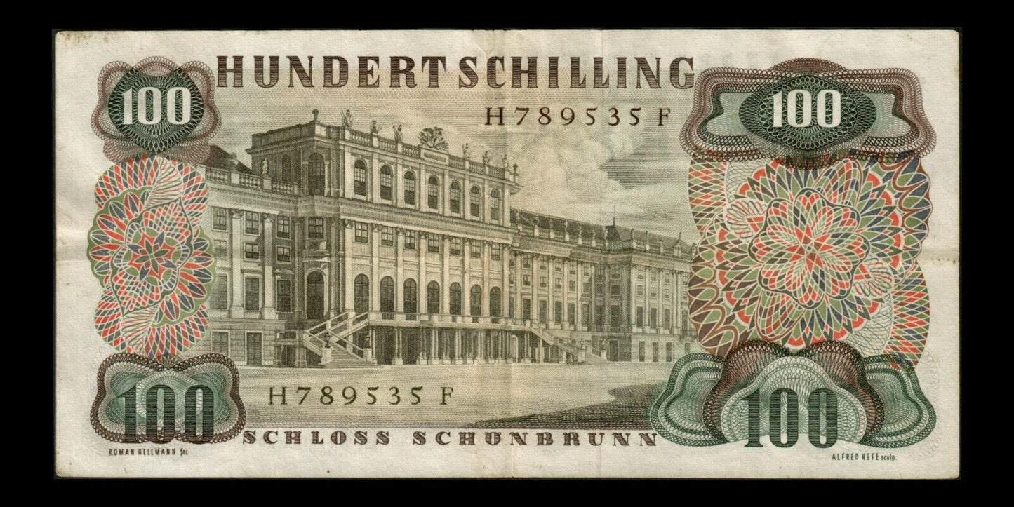 AUTRICHE - AUSTRIA - 100 Shillings 1960 P.138a TTB / VF