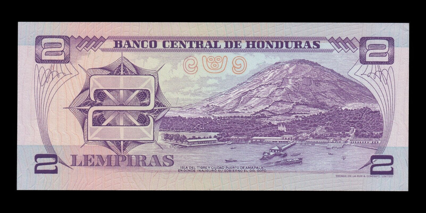HONDURAS - 2 Lempiras 1976 P.61 NEUF / UNC