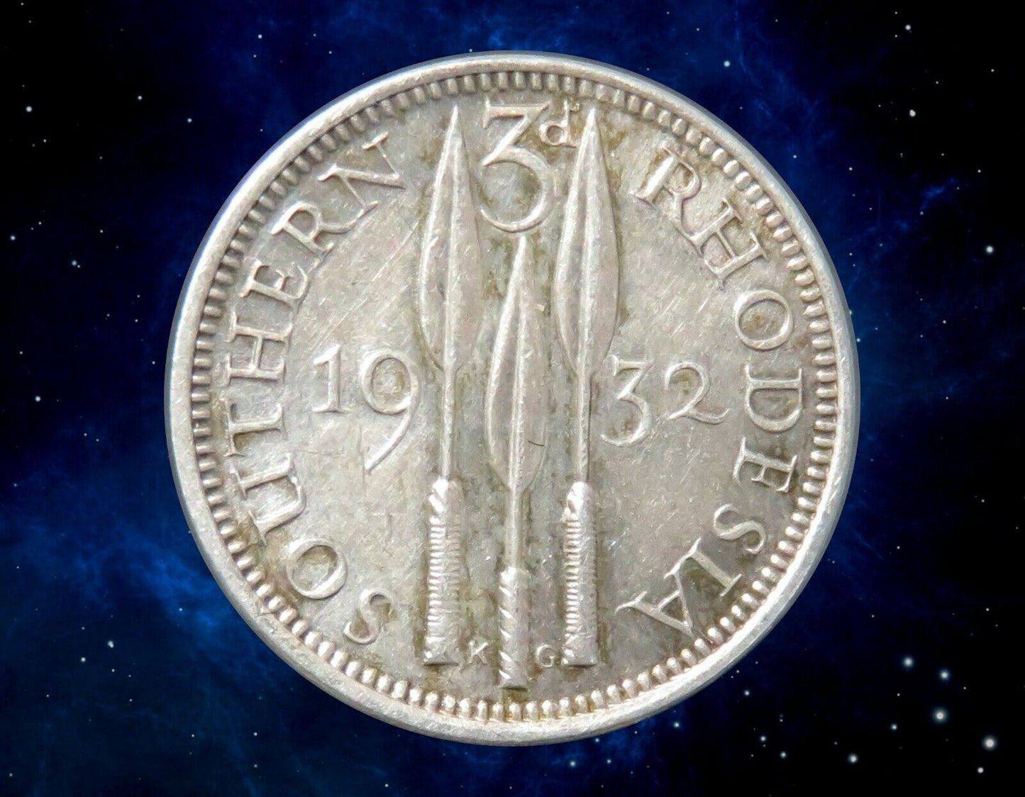 RHODESIE DU SUD - SOUTH RHODESIA - 3 Pence 1932 KM.1