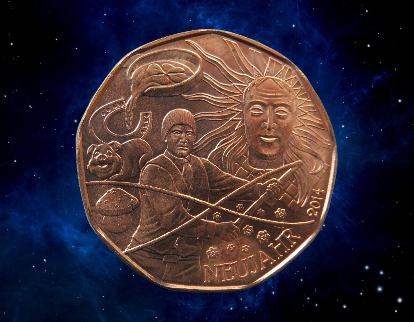 AUTRICHE - AUSTRIA - 5 Euro New Year 2014