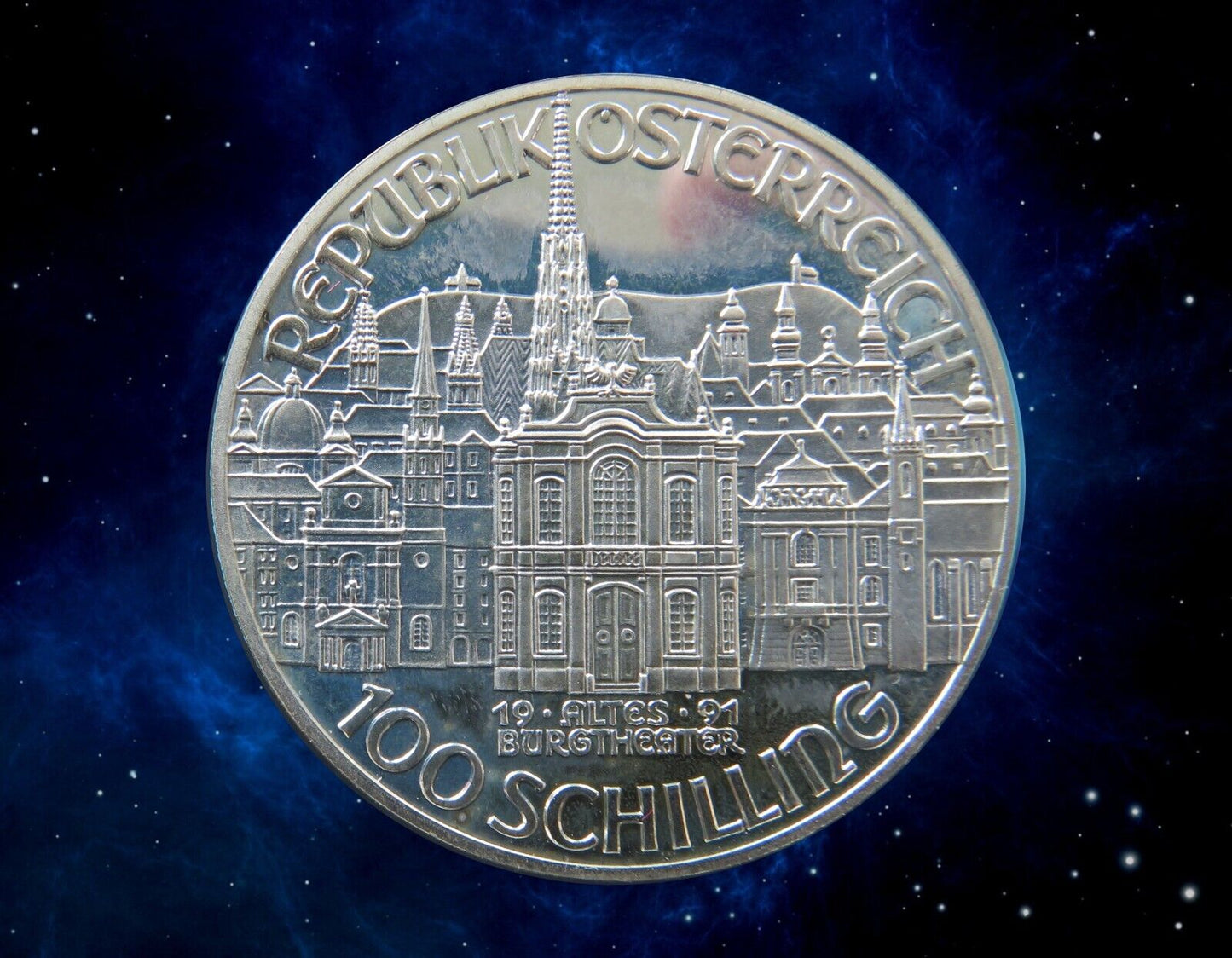AUTRICHE - AUSTRIA - 100 Schilling Proof Mozart 1991 KM.2998