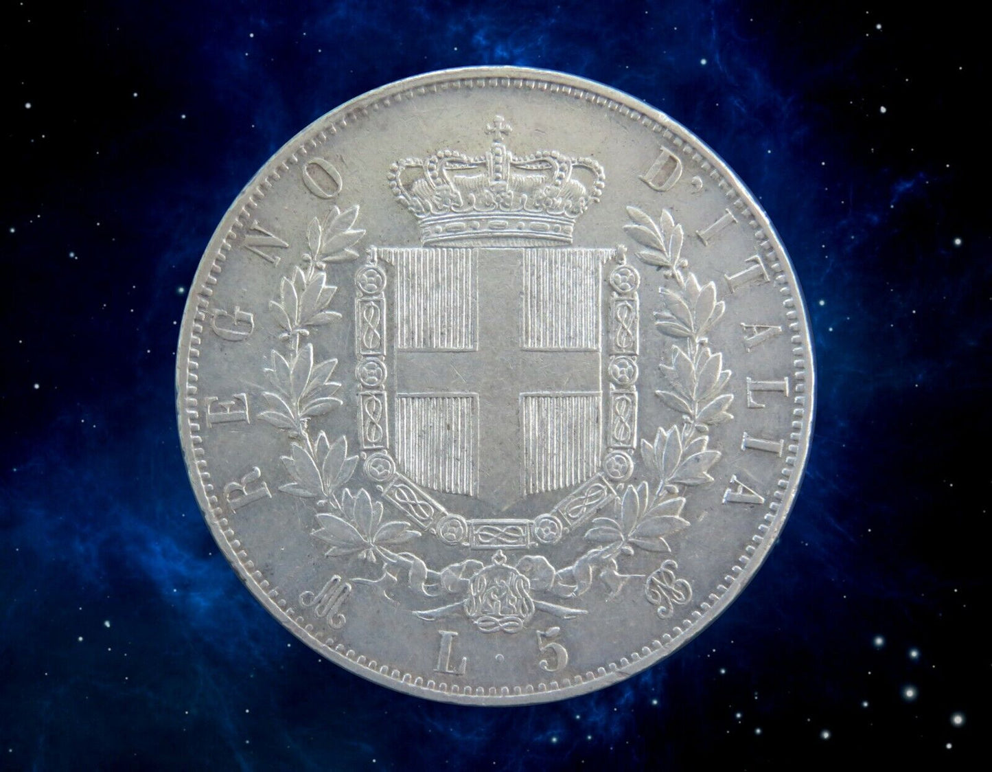 ITALIE - ITALY - 5 Lire 1874 Milan