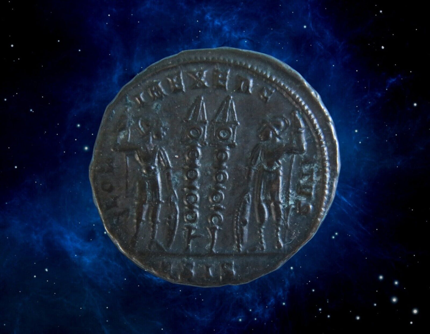 CONSTANTIN Ier - Nummus "Gloria Exercitus"