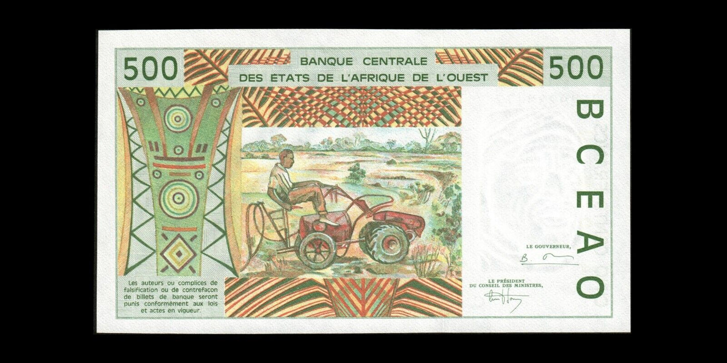 WEST AFRICAN STATES - BURKINA FASO - 500 Francs 1995 P.310Ce NEUF / UNC