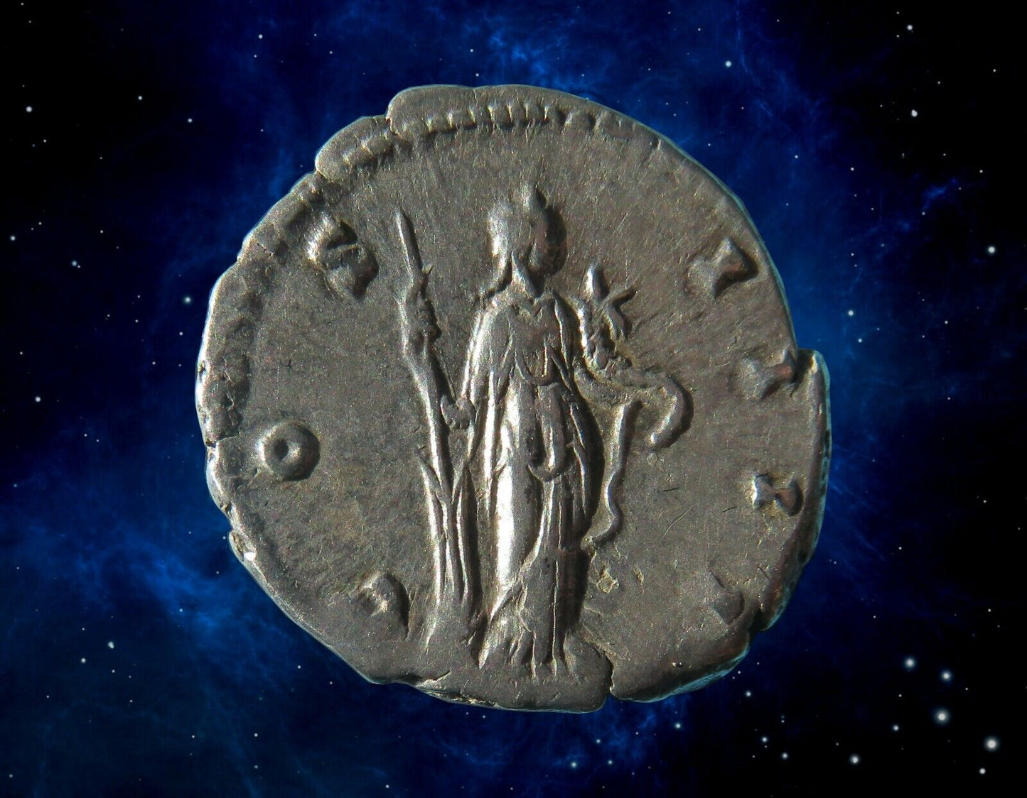 ANTONIN LE PIEUX - Denier "Fortuna Cos IIII"