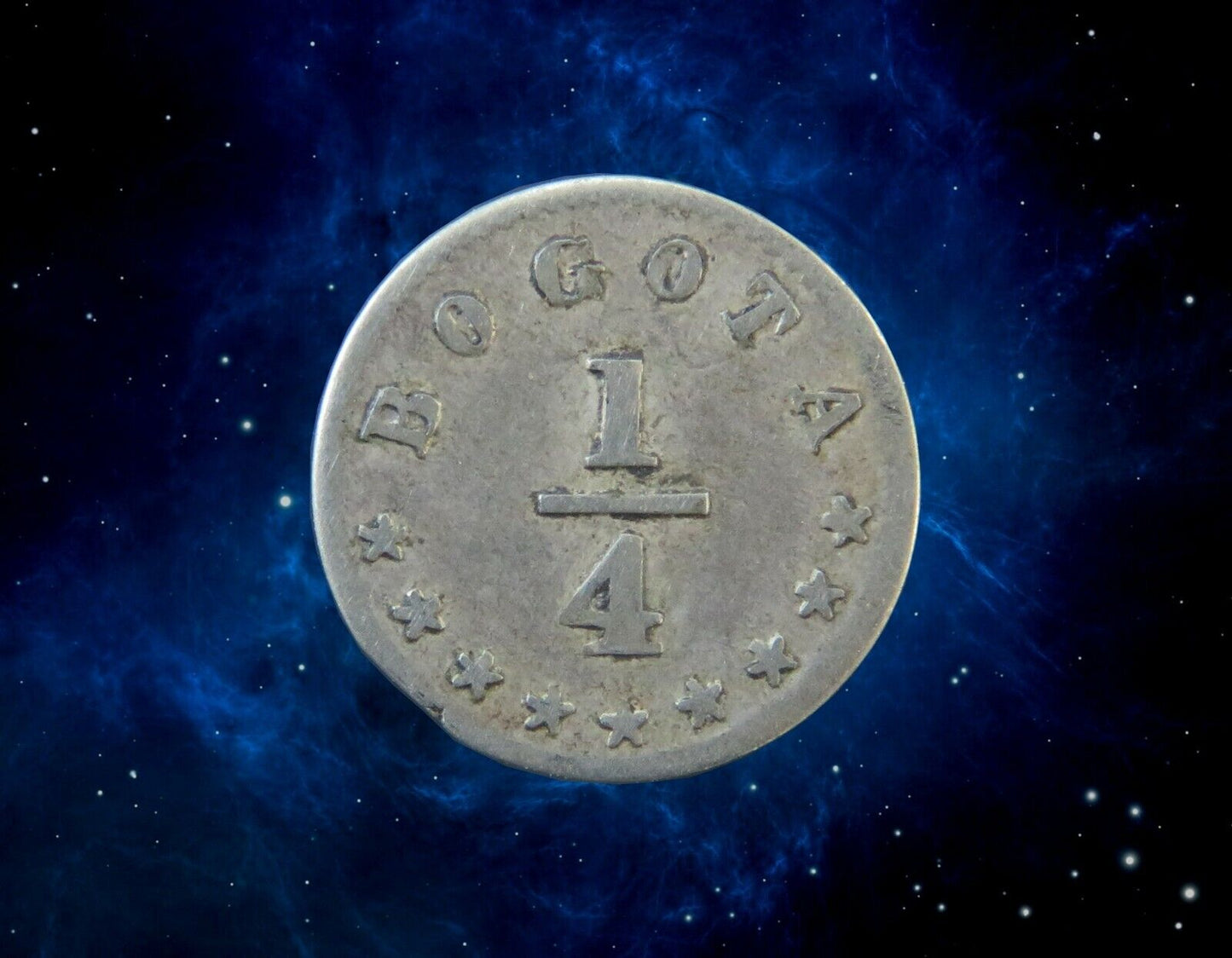 COLOMBIE - COLOMBIA - Nouvelle Grenade - 1/4 Decimo 1869 KM.143.1a
