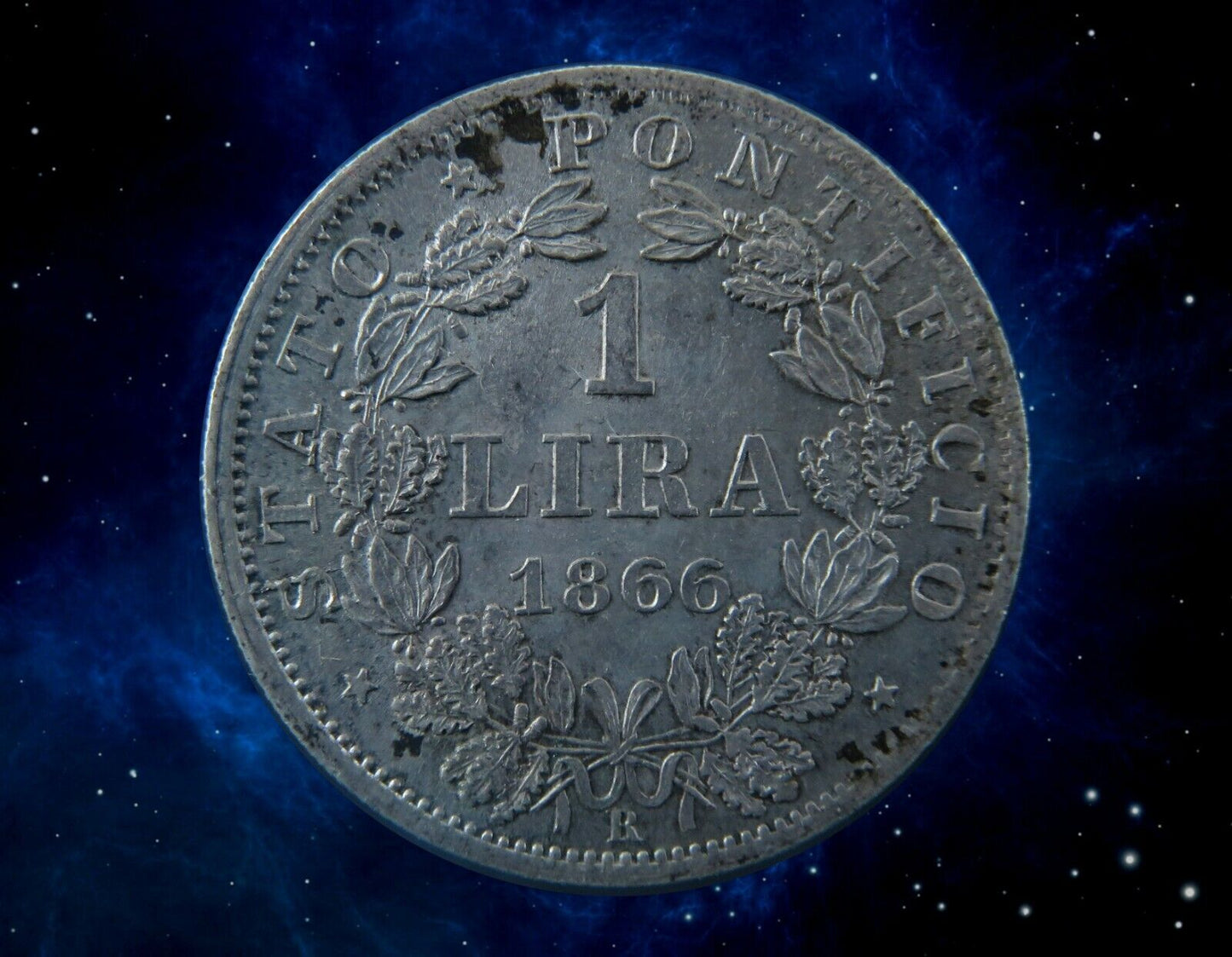 VATICAN - 1 Lira 1866 KM.1378