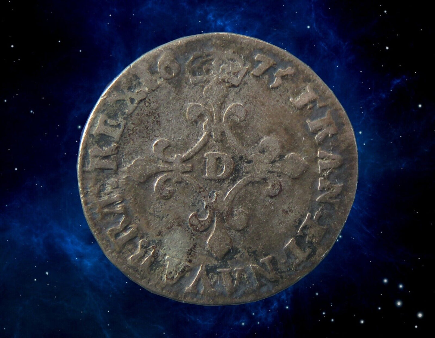 FRANCE- Louis XIV - 4 Sols 1675 Lyon