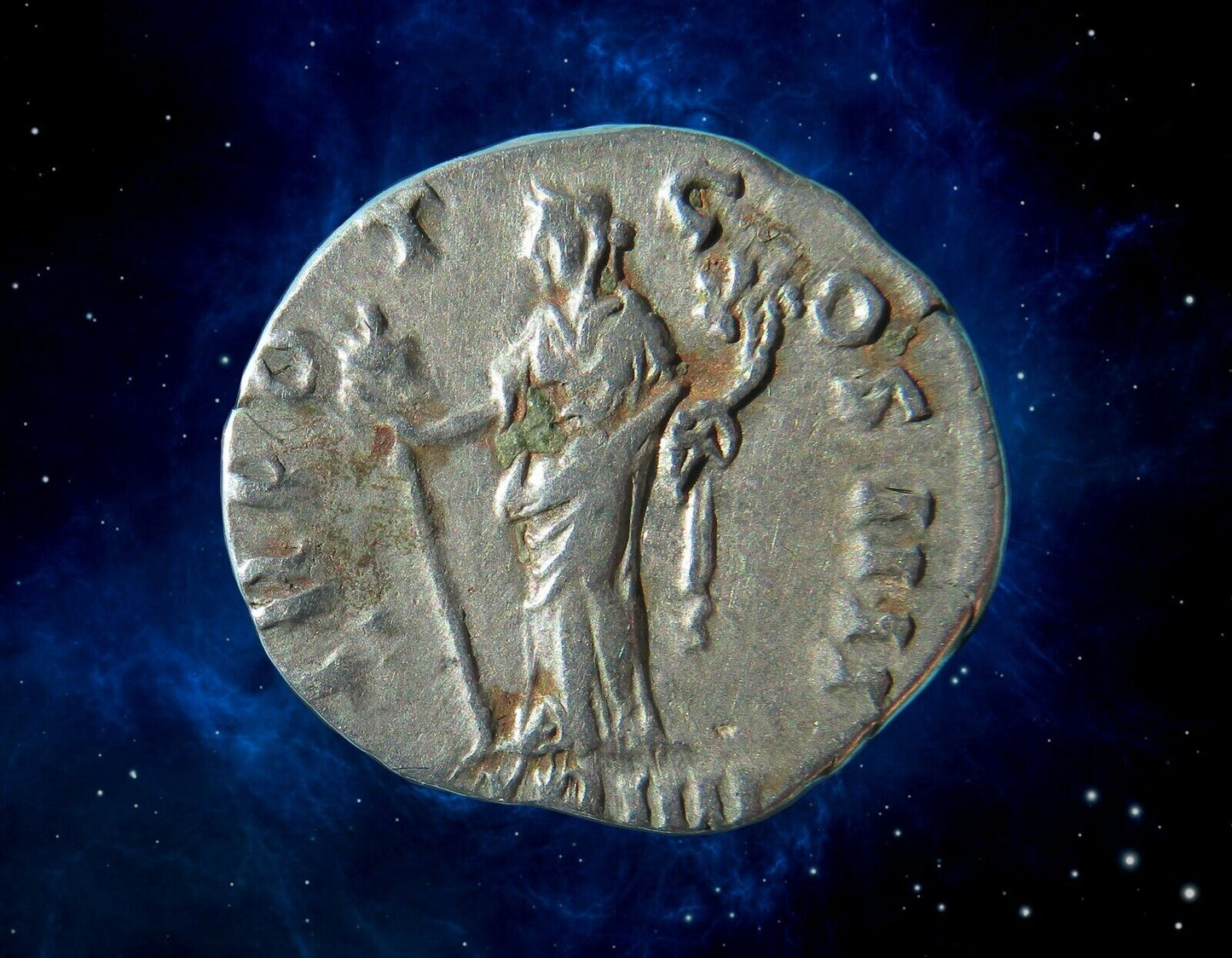 ANTONIN LE PIEUX - Denier "Liberalitas Cos IIII"