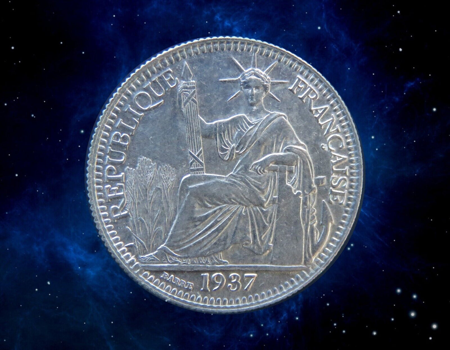 INDOCHINE FRANÇAISE - INDOCHINA - 10 Cent 1937 KM.