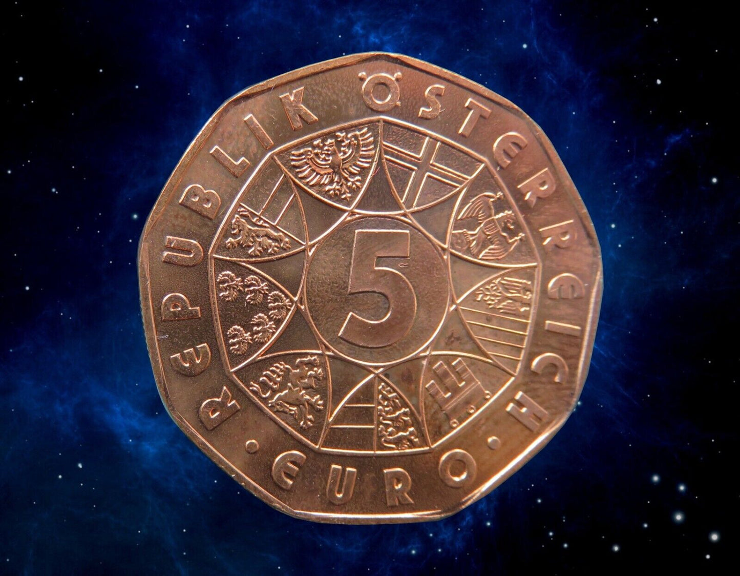 AUTRICHE - AUSTRIA - 5 Euro New Year 2014