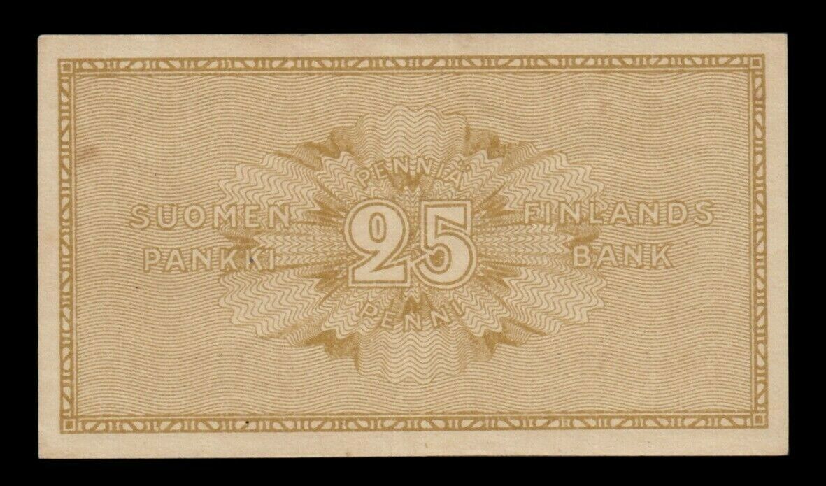 FINLANDE - FINLAND - 25 Pennia 1918 P.33 SUP+ / XF+