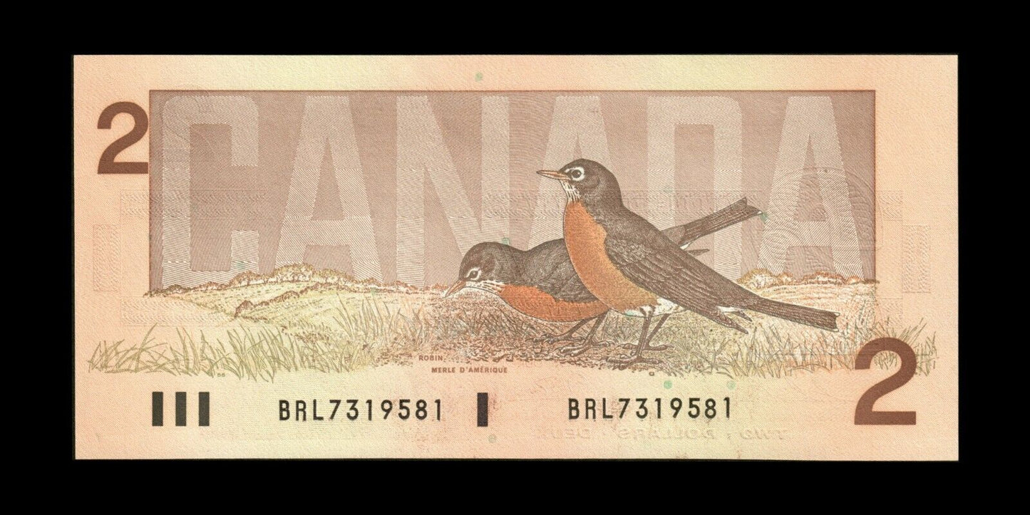 CANADA - 2 Dollars 1986 P.94b, BC-55b Thiessen & Crow NEUF / UNC