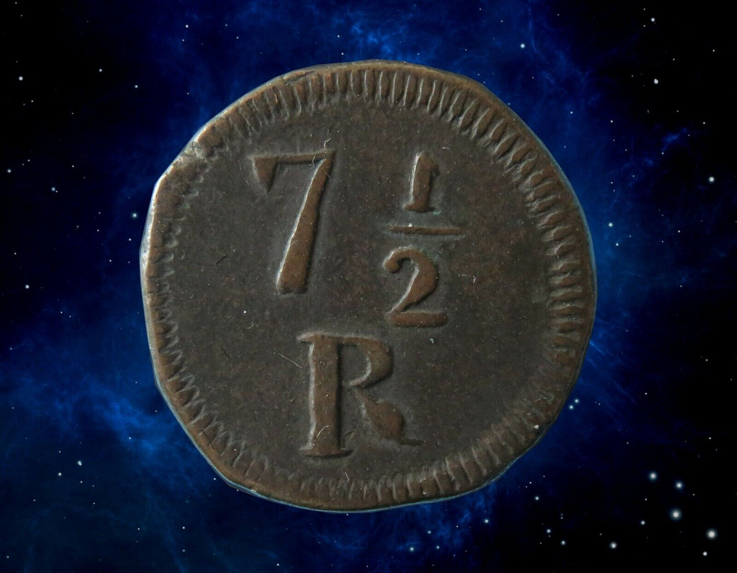 INDE PORTUGAISE - PORTUGUESE INDIA - 7 1/2 Réis 1848 KM.260