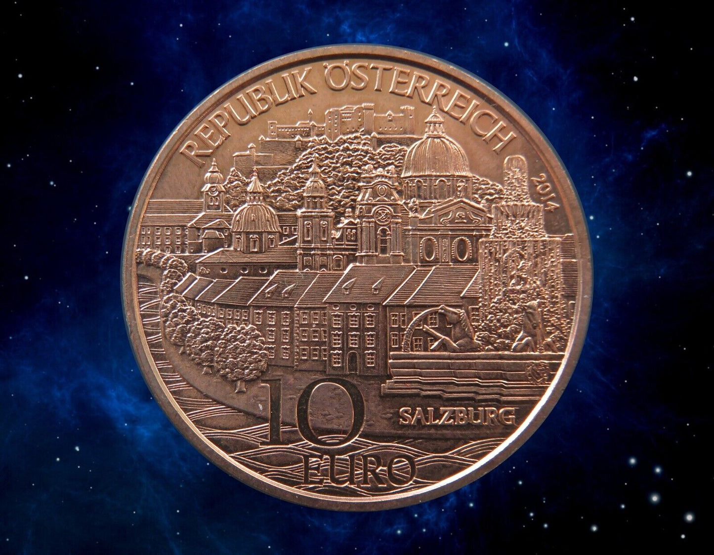AUTRICHE - AUSTRIA - 10 Euro Salzburg 2014