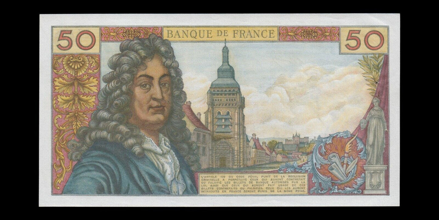 FRANCE - 50 Francs Racine 1969 F.64.15 P.148c SUP+ / XF+