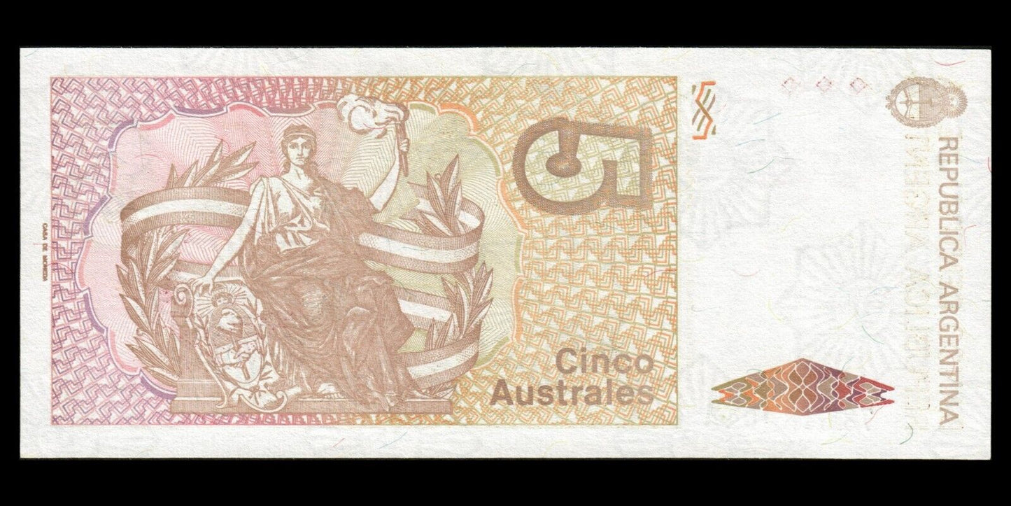 ARGENTINE - ARGENTINA - 5 Australes (1989) P.324b NEUF / UNC