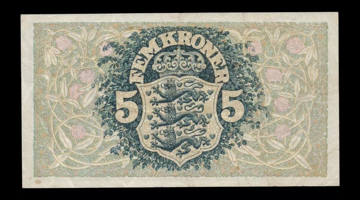 DANEMARK - DENMARK - 5 Kroner 1931 Lange, Jessen P.25a Sieg 101 TTB+ / VF+