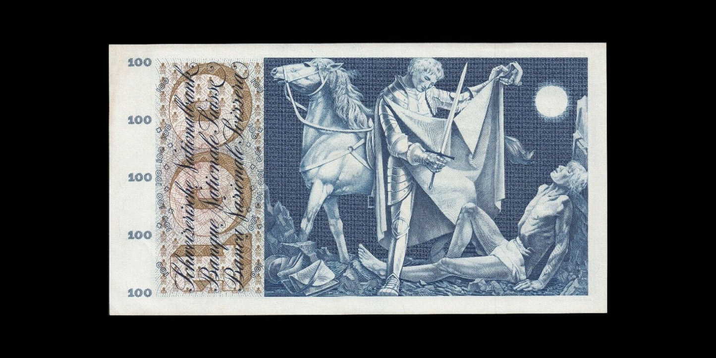 SUISSE - SWITZERLAND - 100 Francs 1961 P.49d SPL+ / AU+