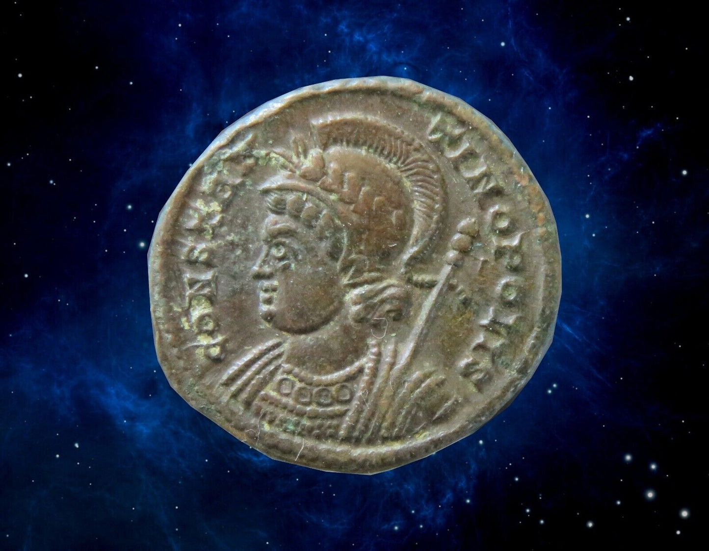 CONSTANTINOPLE - CONSTANTINOPOLIS - Nummus "Victoire", Lyon