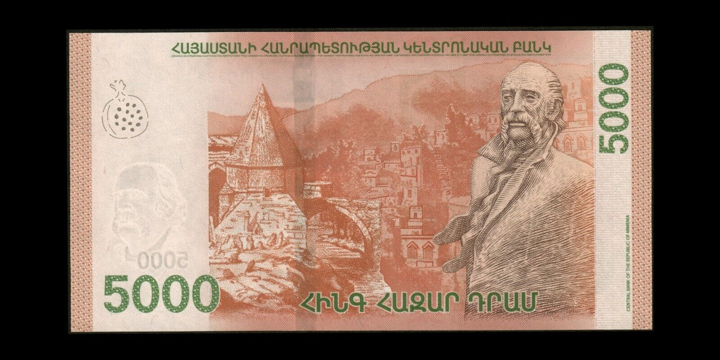 ARMÉNIE - ARMENIA - 5000 Dram 2018 P.63 NEUF / UNC
