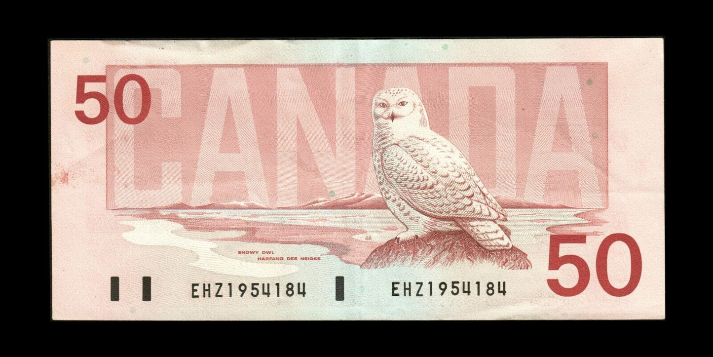 CANADA - 50 Dollars 1988 P.98a, BC-59a Thiessen & Crow TTB+ / VF+