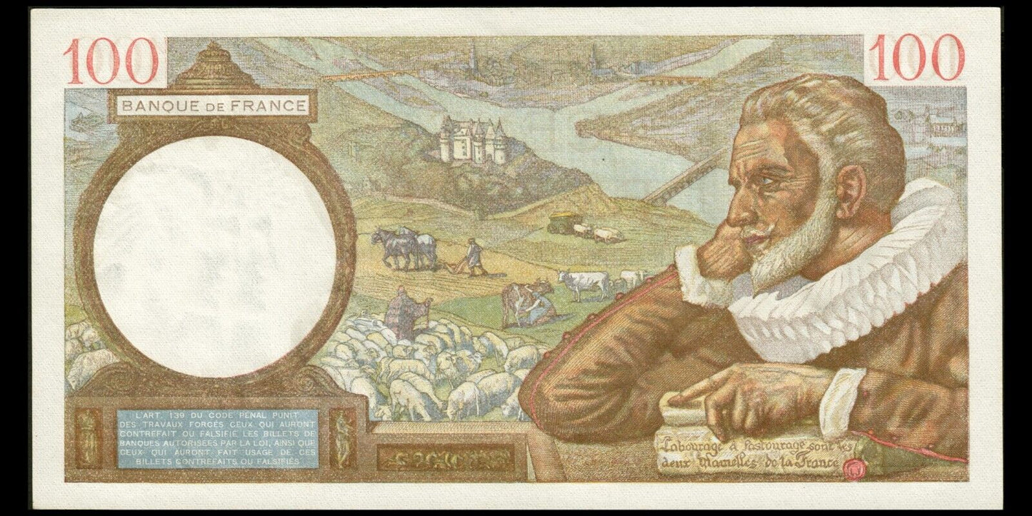 FRANCE - 100 Francs Sully 1942 F.26.65, P.94 pr.NEUF / UNC-