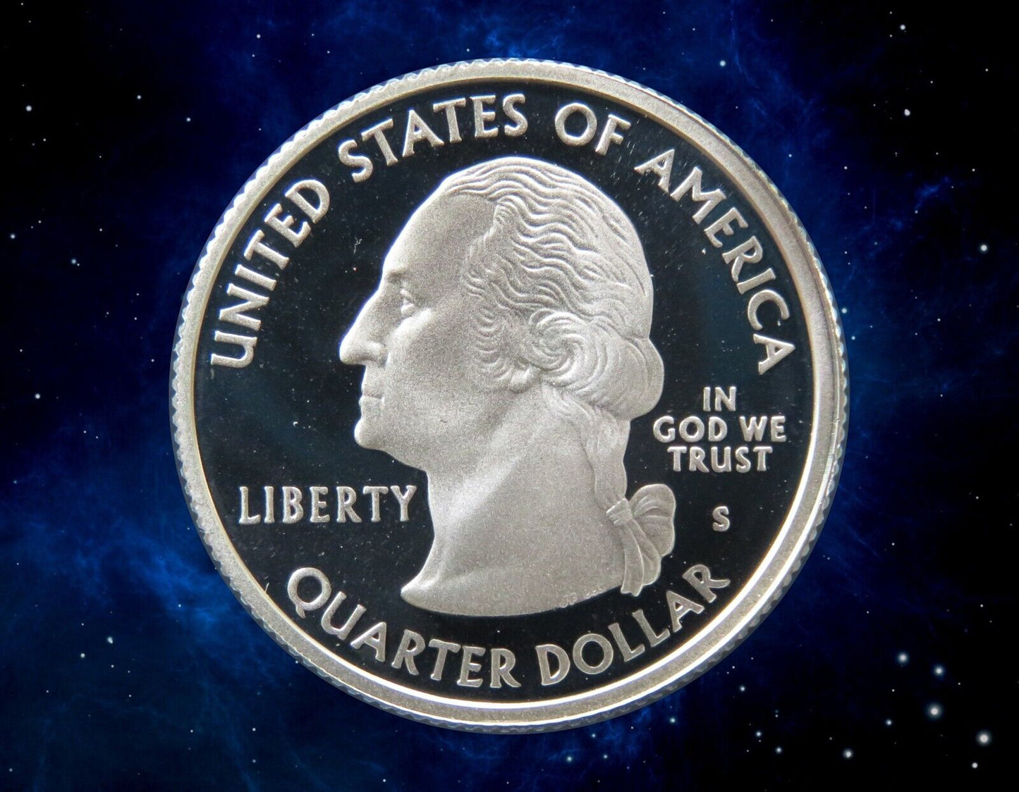 USA - Silver Quarter dollar Proof Wyoming 2007 KM.398a