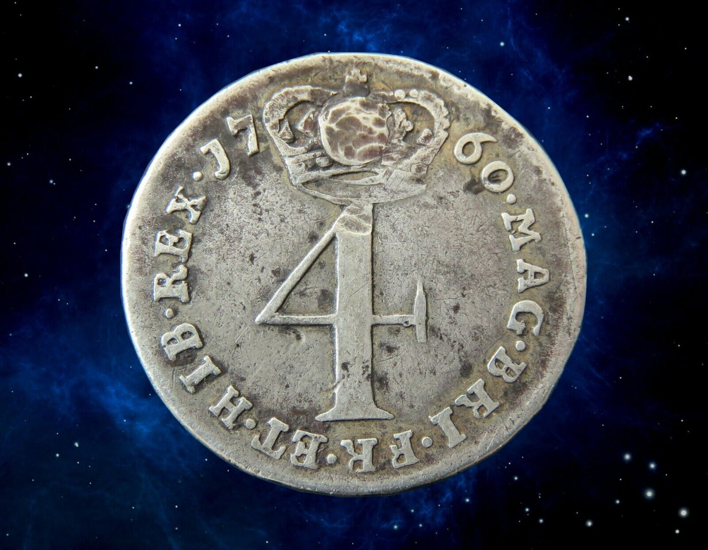 ROYAUME UNI - UNITED KINGDOM - 4 Pence 1760 S.3712A