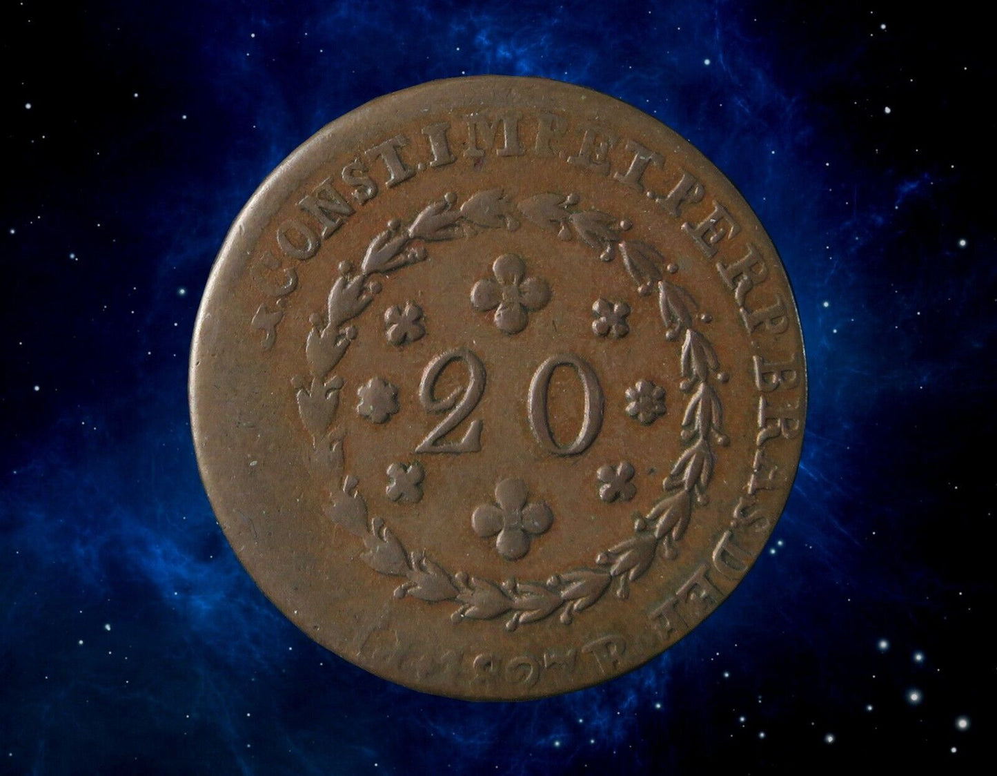 BRESIL - BRASIL - 20 Reis 1827 KM.360.1