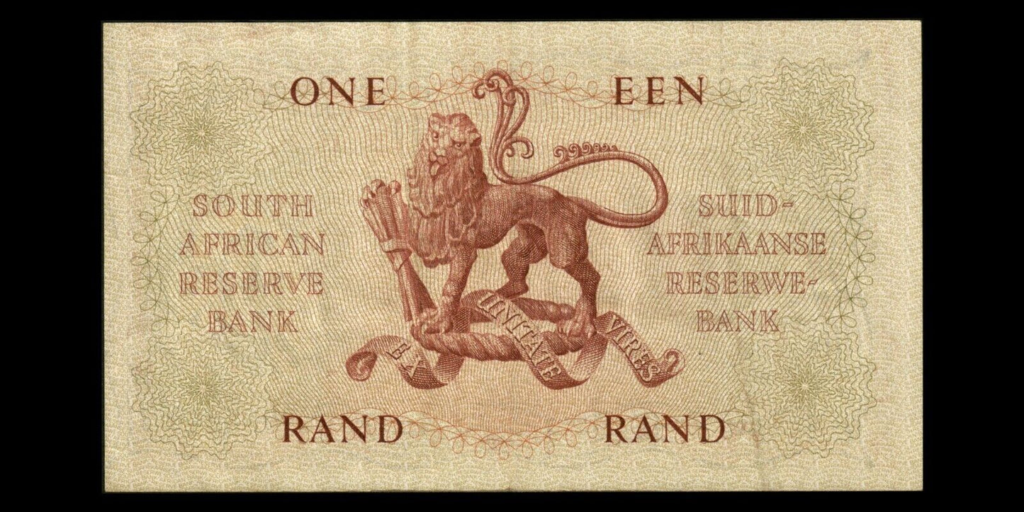 AFRIQUE DU SUD - SOUTH AFRICA - 1 Rand (1961-1965) P.102b pr.SUP / XF-