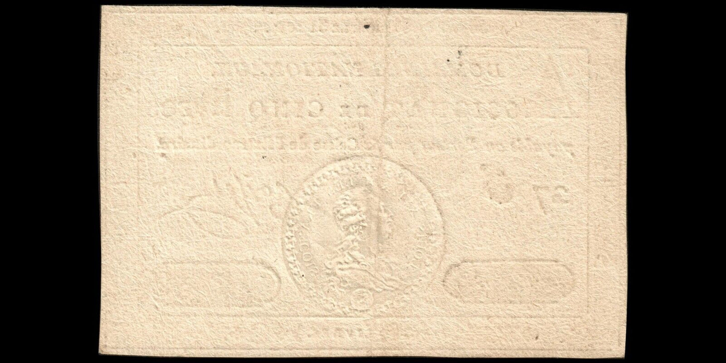 FRANCE - Assignat, 5 Livres 31 Juillet 1792 Ass.31a P.A61 Sign. Corsel SUP+ XF+