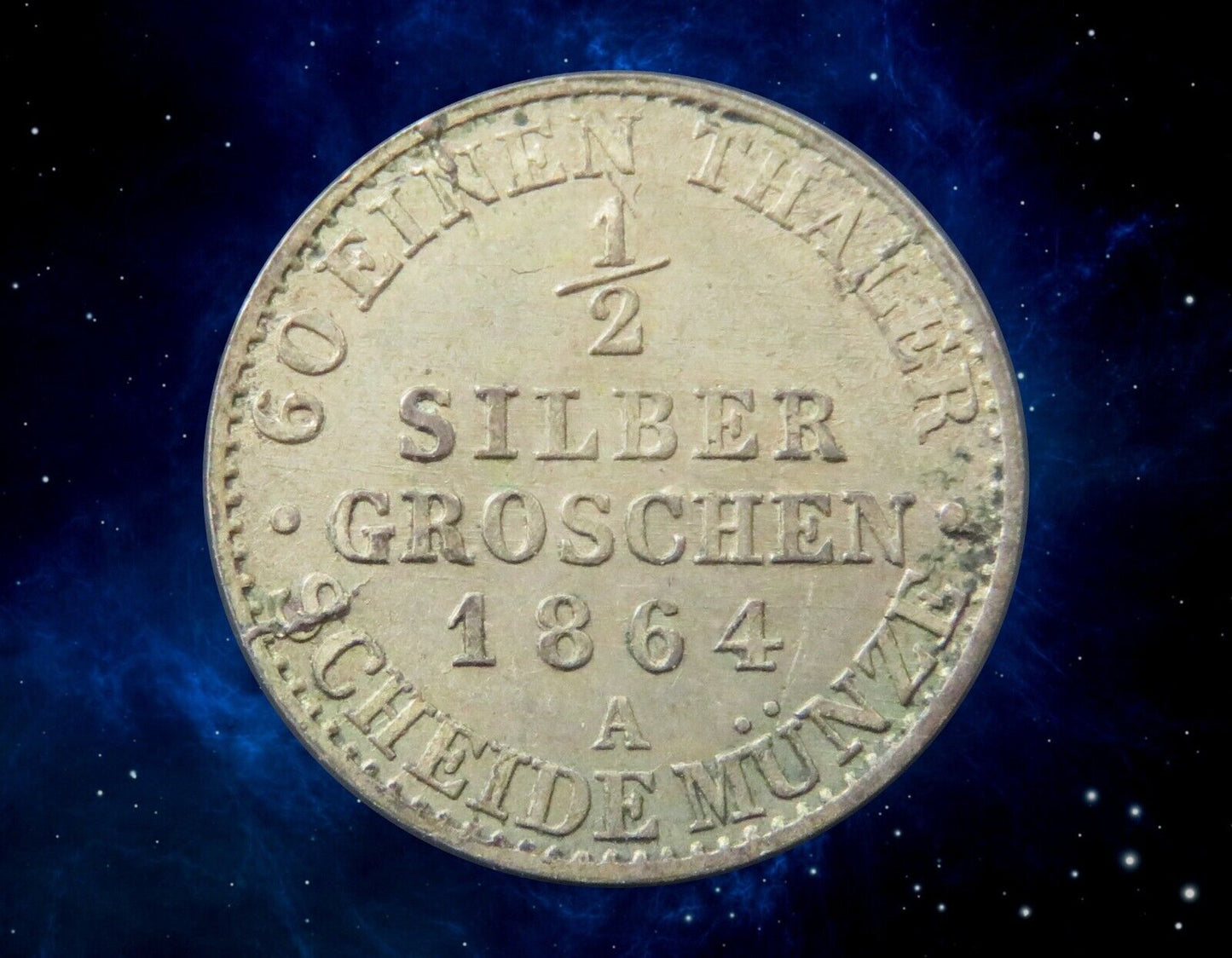 ALLEMAGNE - GERMANY - PRUSSE - 1/2 Silbergroschen 1864 A AKS.104