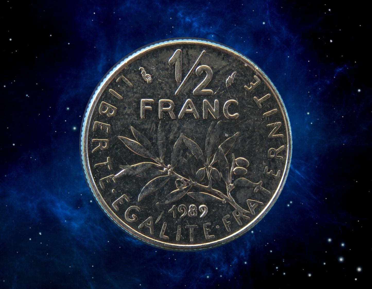 FRANCE - 1/2 Franc 1989