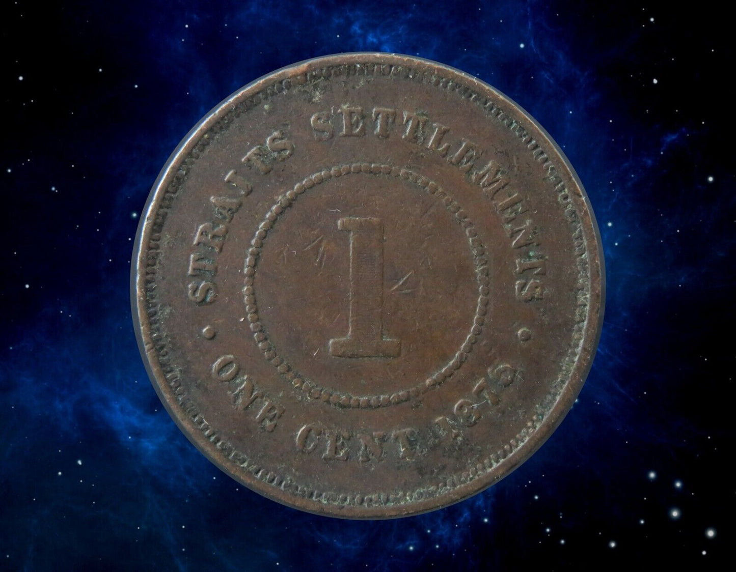 MALAISIE - STRAITS SETTLEMENTS - 1 Cent 1875 KM.9