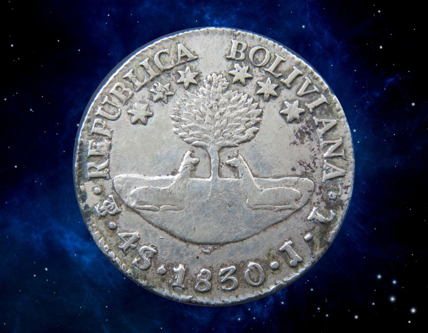 BOLIVIE - BOLIVIA - 4 Soles 1830 KM.96a.1