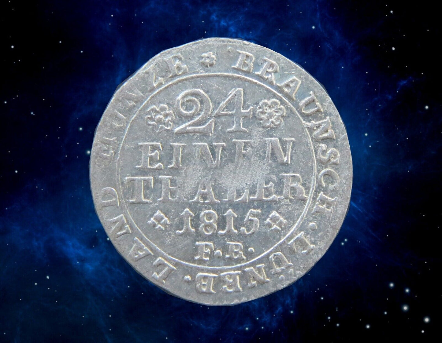 ALLEMAGNE - GERMANY - Braunschweig-Wolfenbüttel -1/24 Taler 1815 AKS.11